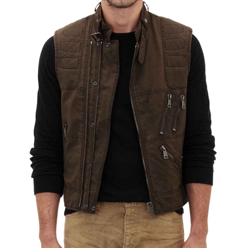 Ralph Lauren Black Label Canvas Racing Vest (Med)